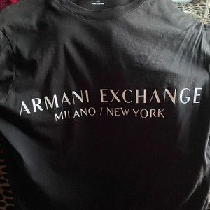 Black shirt for men or women Armani Exchange